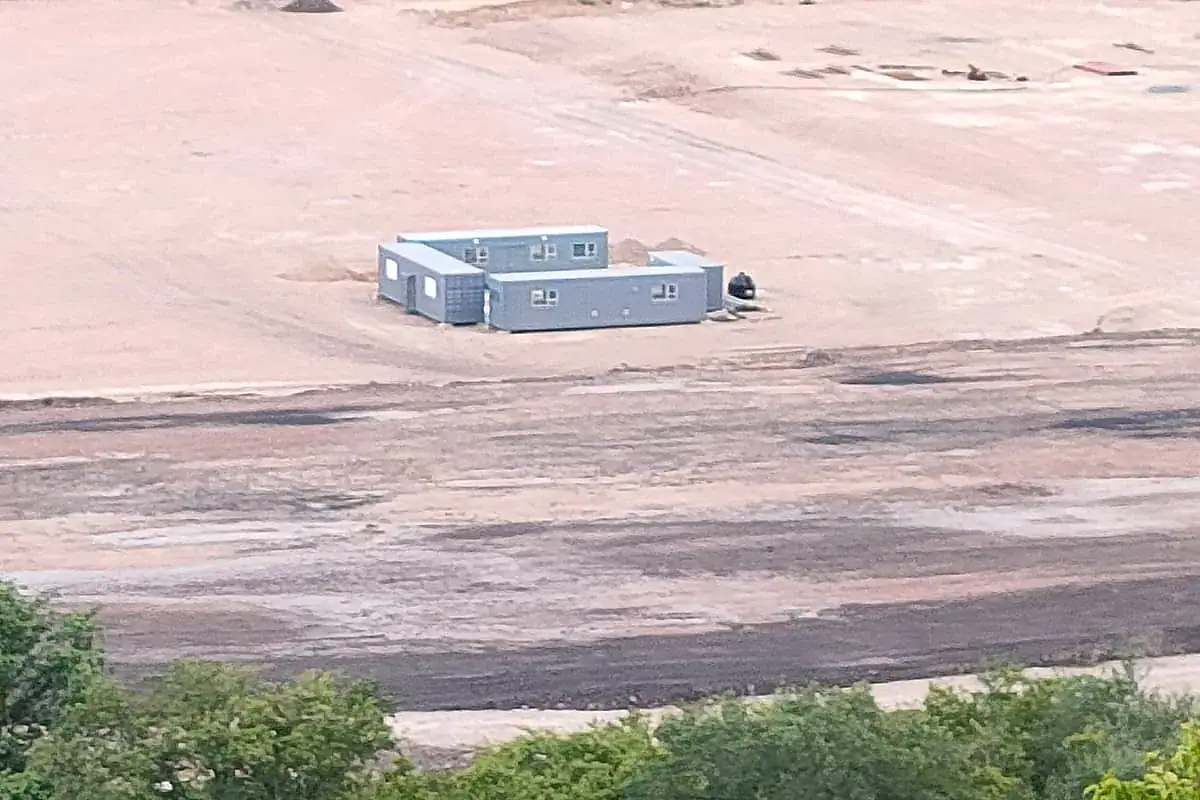 Coal lab aerial site view
